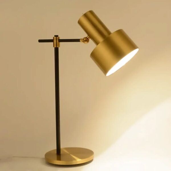 Modern Brass Table Lamp – Adjustable Study & Desk Light