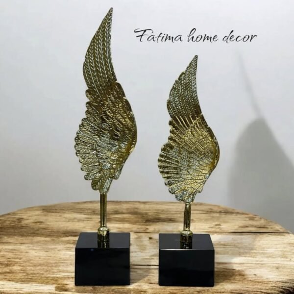 Brass Wings Gold Tabletop decoration Pair