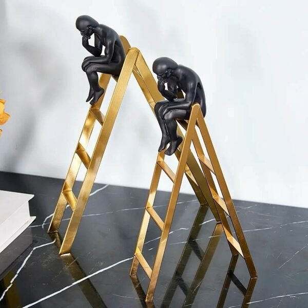 Thinker Ladder Sculpture