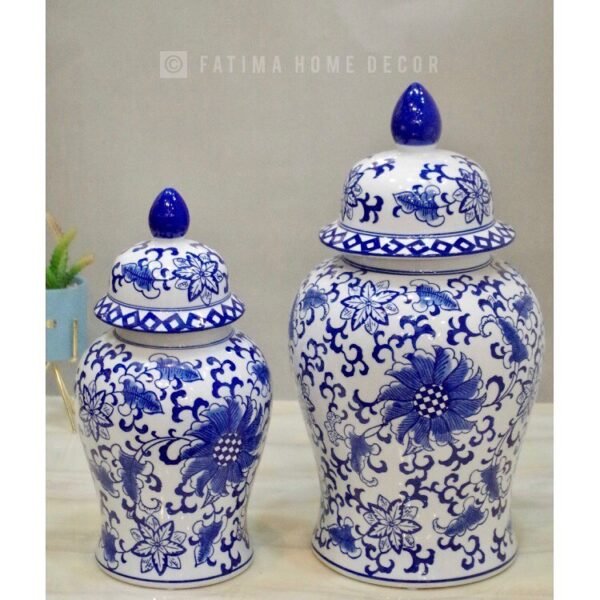 Blue & White Porcelain Ginger Jars