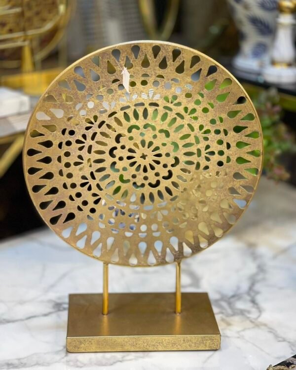 Elegant Metal Table Decor