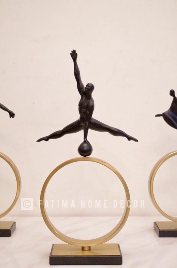 Golden Acrobat Table Sculpture