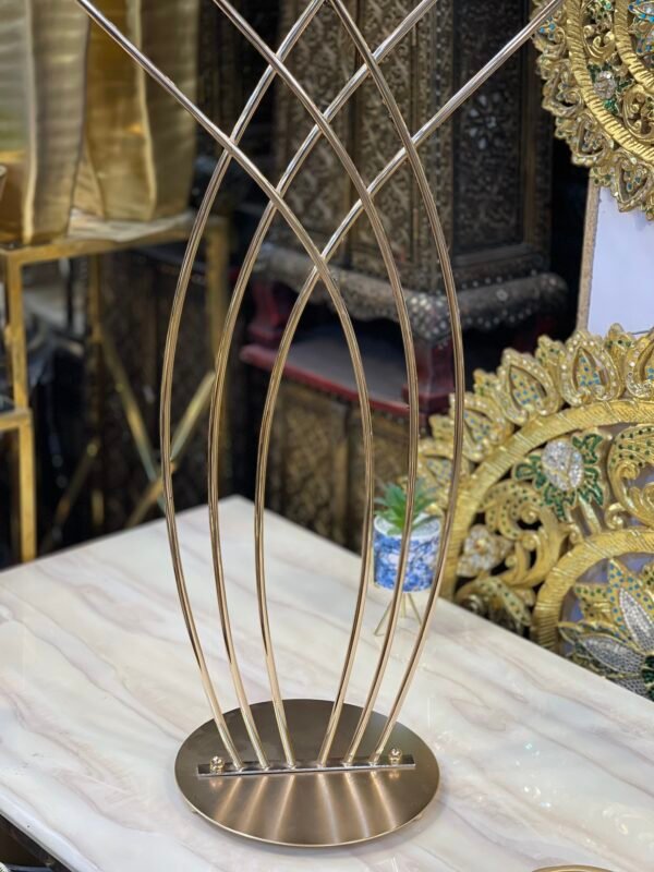 Elegant Six-Candle Steel Stand - Image 2