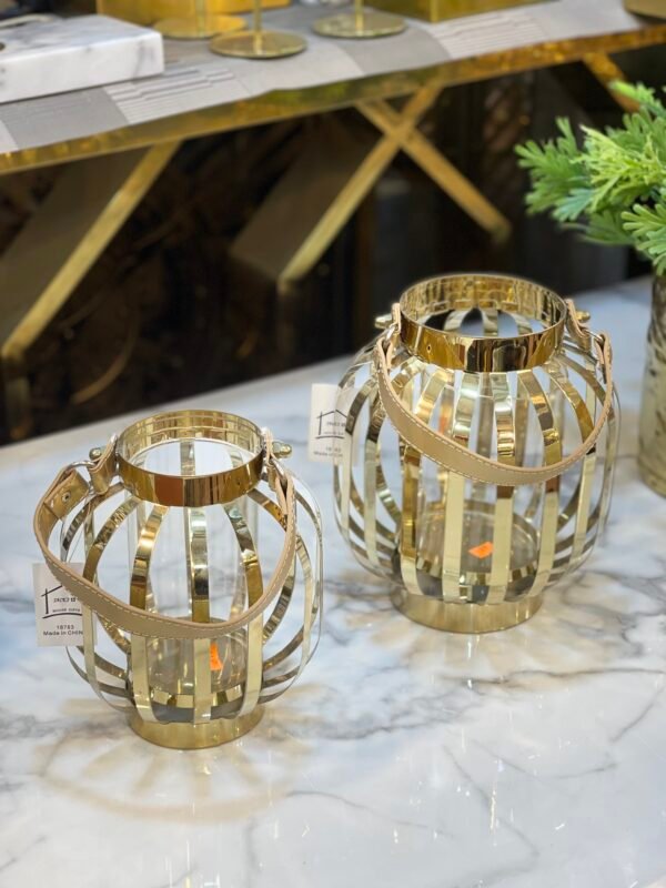 Golden Stainless Steel Candle Stands