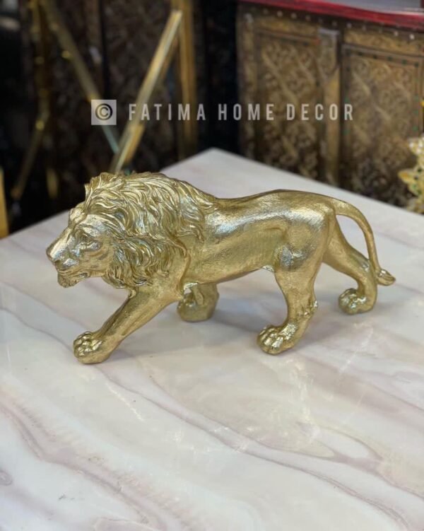 Golden Lion Sculptures