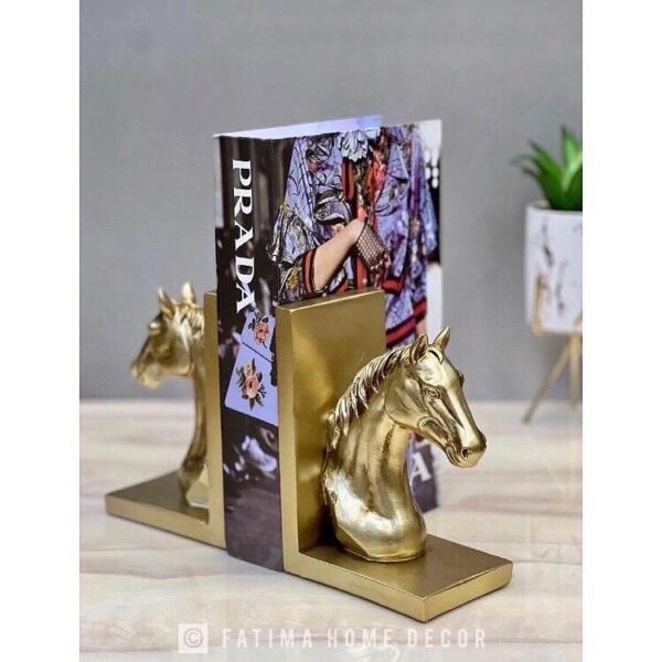 Elegant Horse Bookends Pair