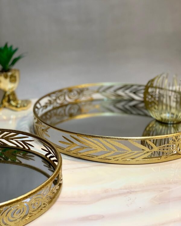 Luxury Decorative Mirror Tray - Image 2