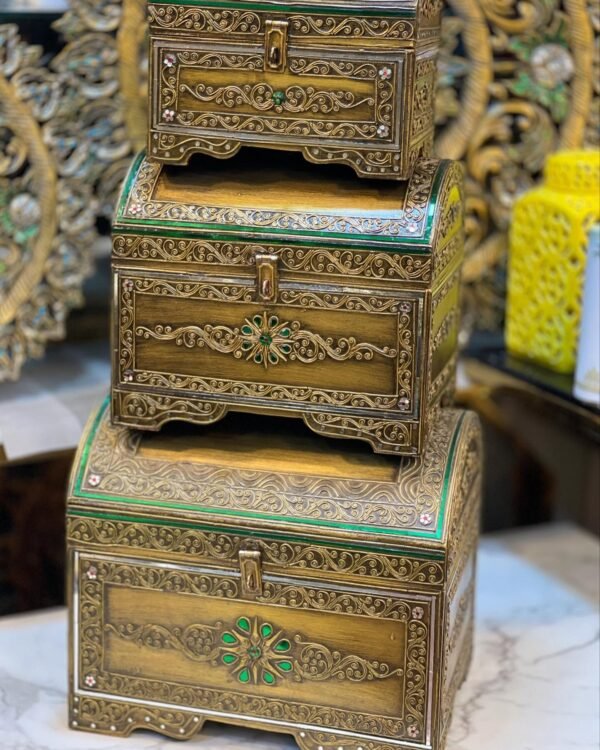 Wooden Thai Boxes Set - Image 5