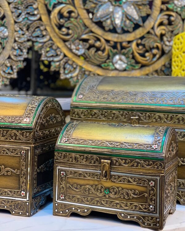 Wooden Thai Boxes Set - Image 4