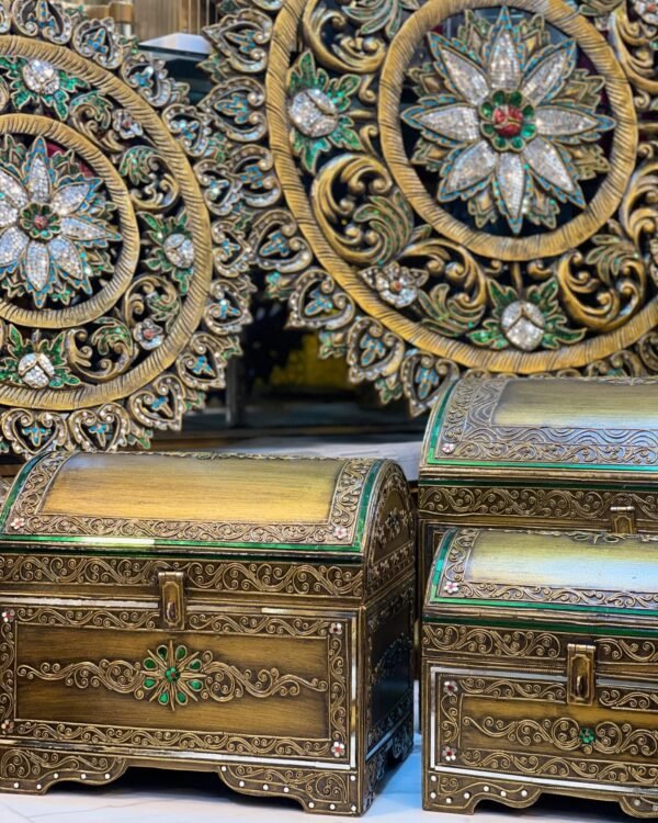 Wooden Thai Boxes Set - Image 3