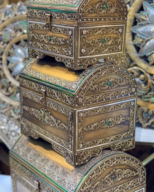 Wooden Thai Boxes Set - Image 2