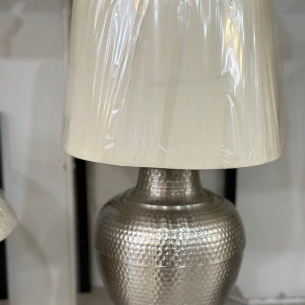 Hammered Metal Lamp